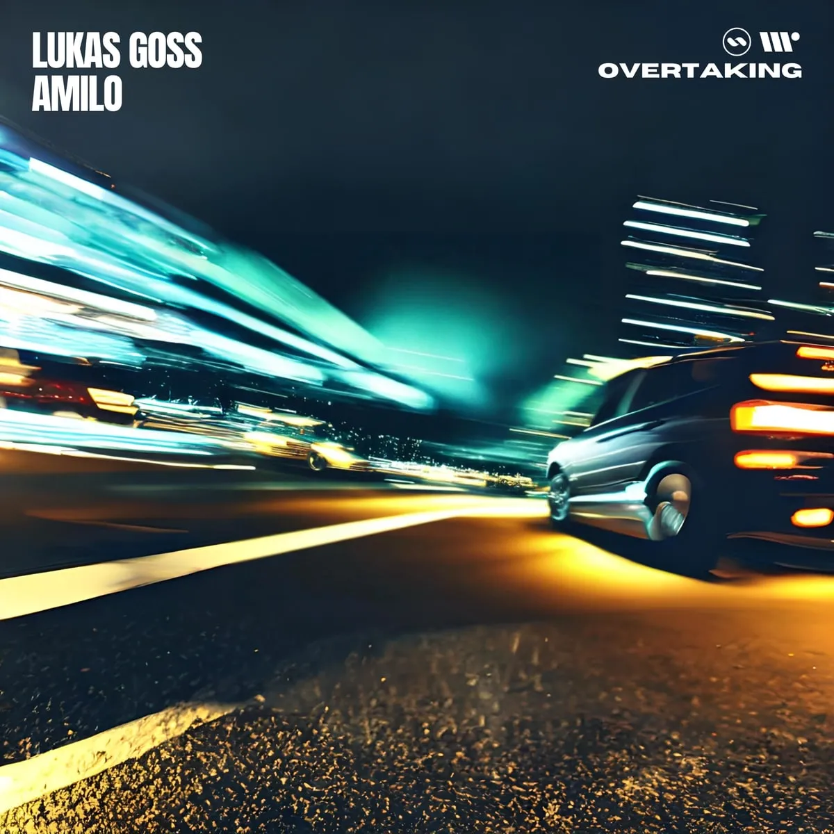 Overtaking cover art, Lukas Goss