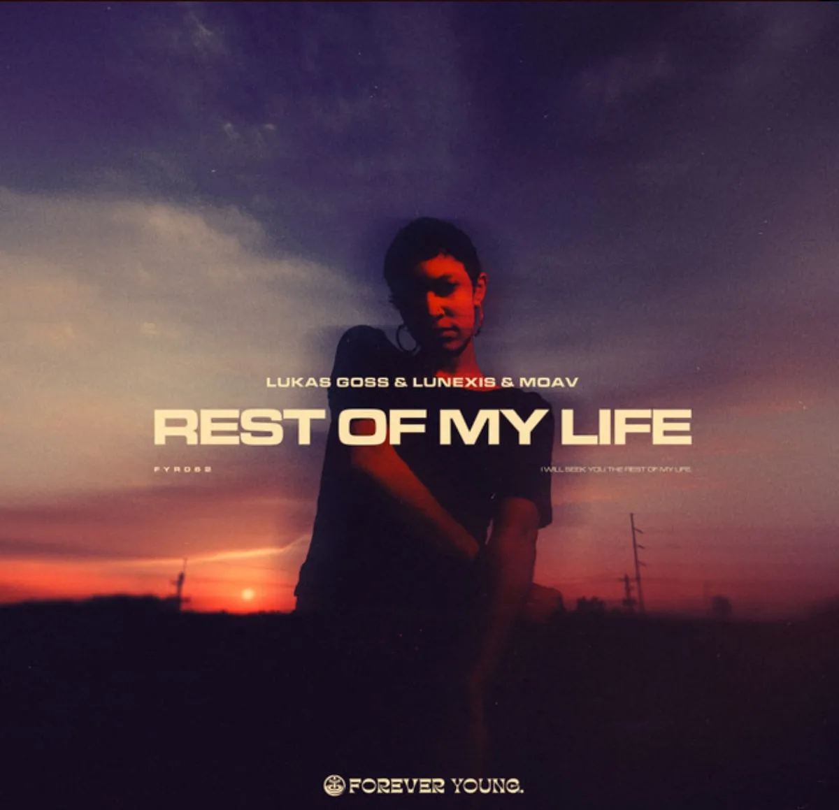 Rest Of My Life with Lunexis, Moav cover art, Lukas Goss